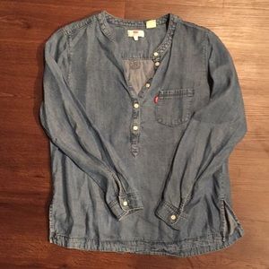 Chambray Pullover